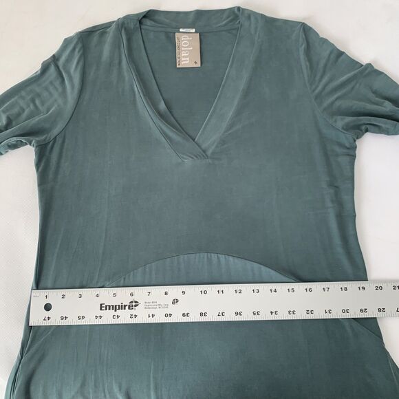 Anthropologie Dolan Dress M Green Long Sleeve Toute Swing Boho Minimalist Preppy - Picture 9 of 11